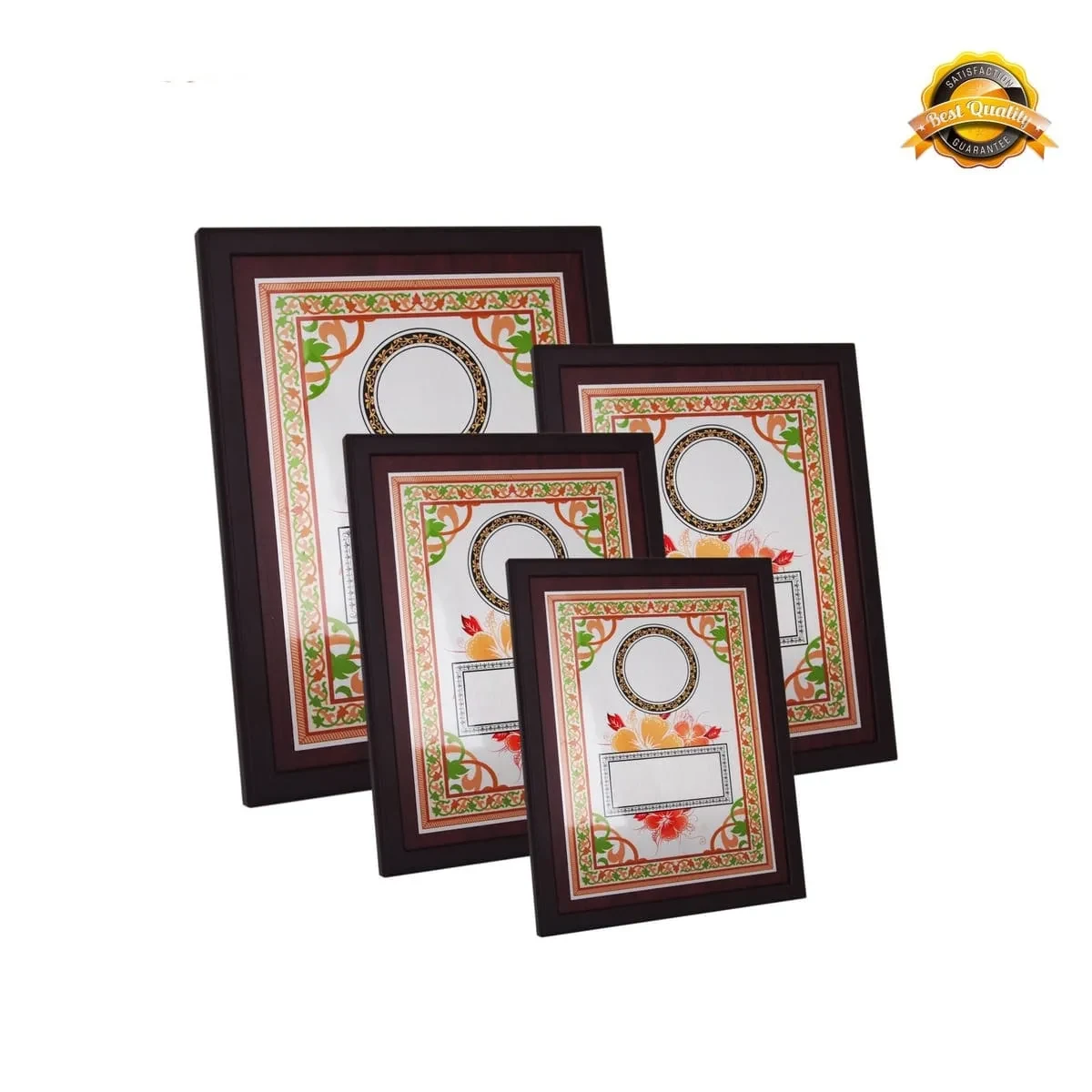 Wooden Plaque with Plastic Stand 4162