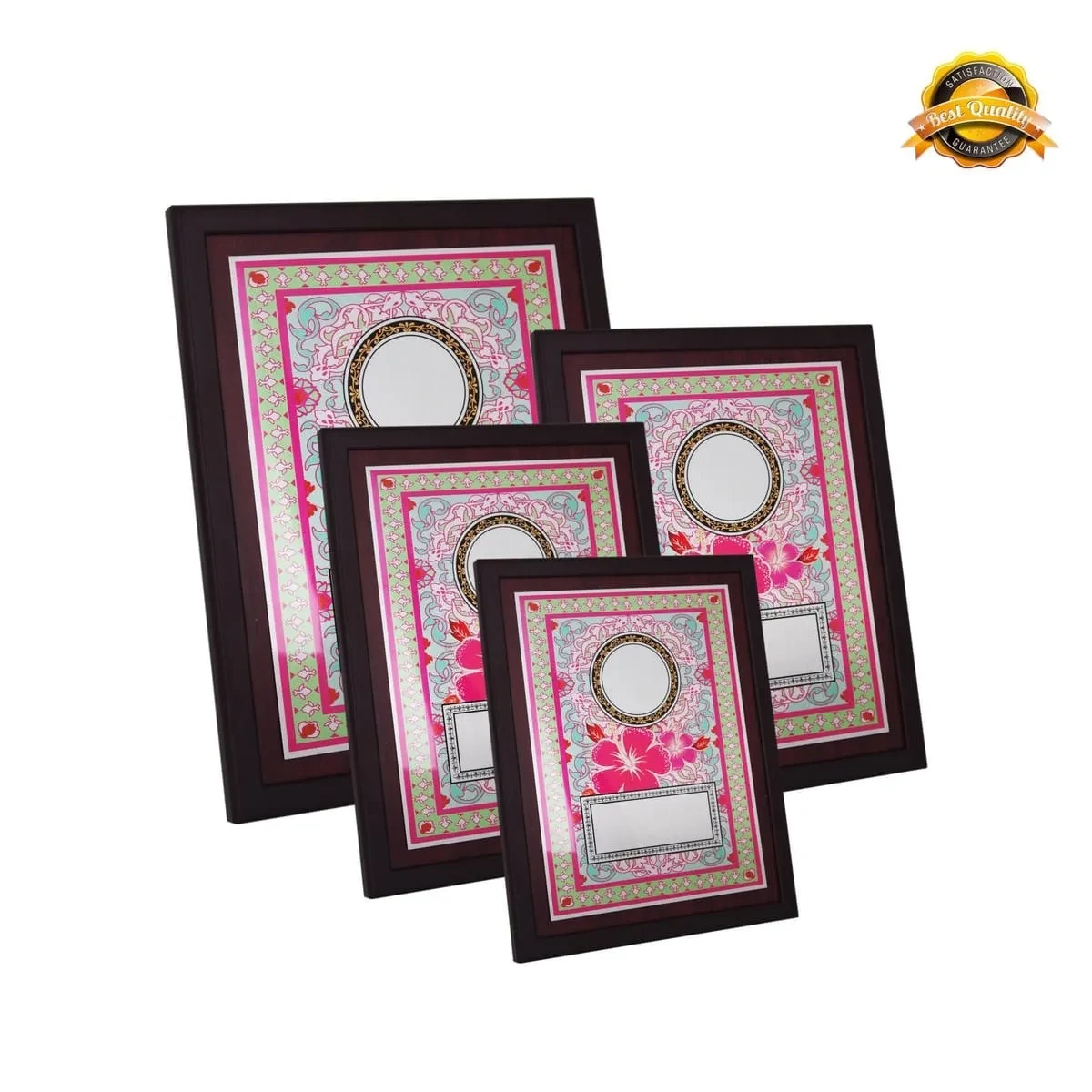 Wooden Plaque with Plastic Stand 4165