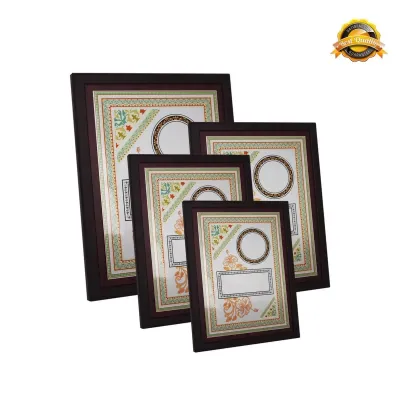 Wooden Plaque with Plastic Stand 4166