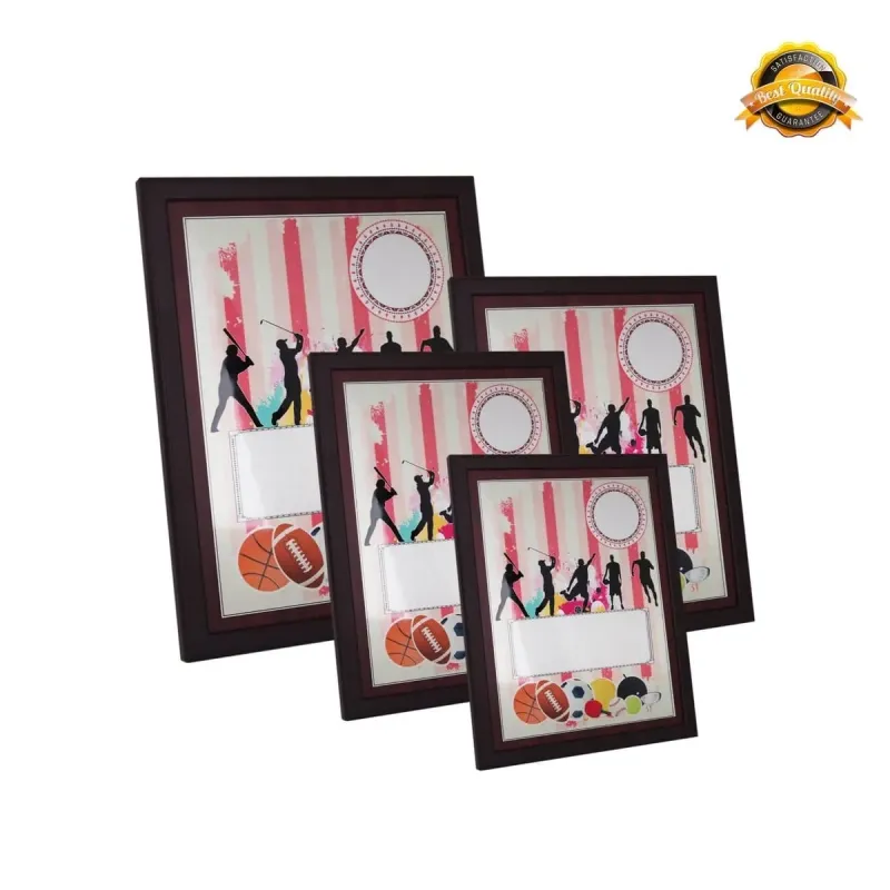 Wooden Plaque with Plastic Stand 4167 product image