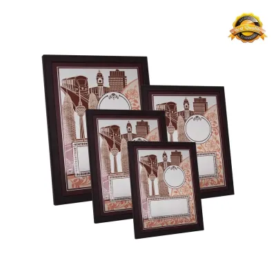Wooden Plaque with Plastic Stand 4168