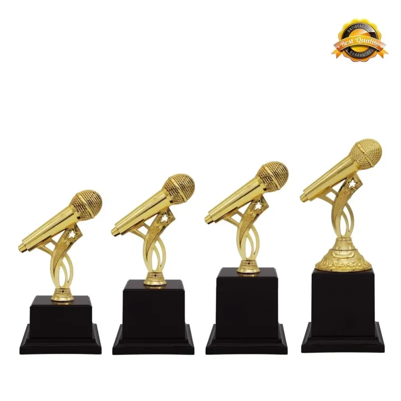 Microphone Trophy 4242 mixed materials corporate gifts product image