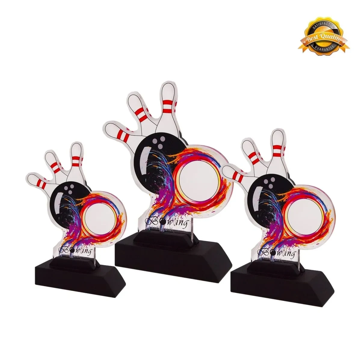 Acrylic Plaque (Bowling) 4254