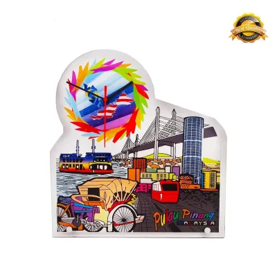 Acrylic Plaque with Clock 4265