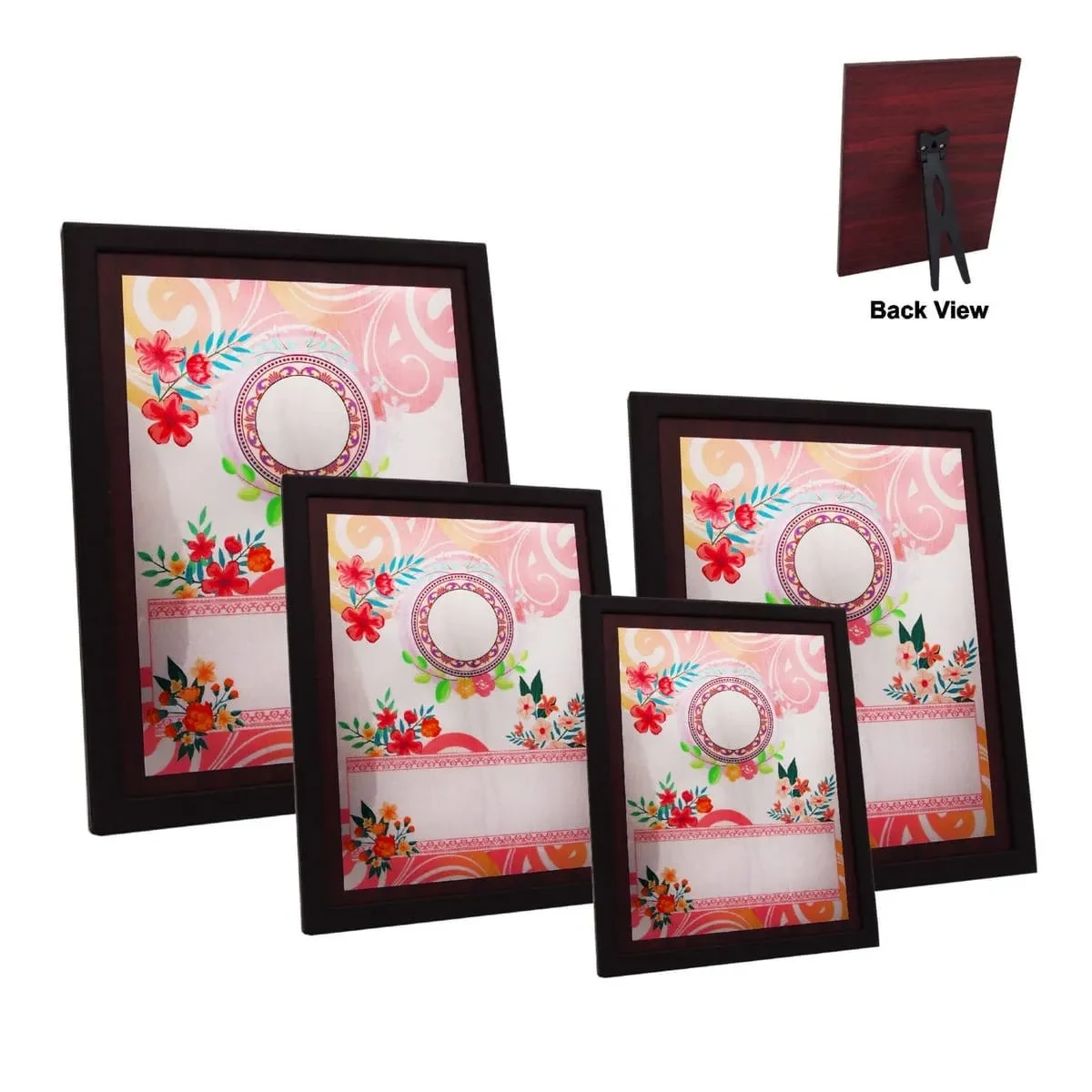 Wooden Plaque with Plastic Stand 4274