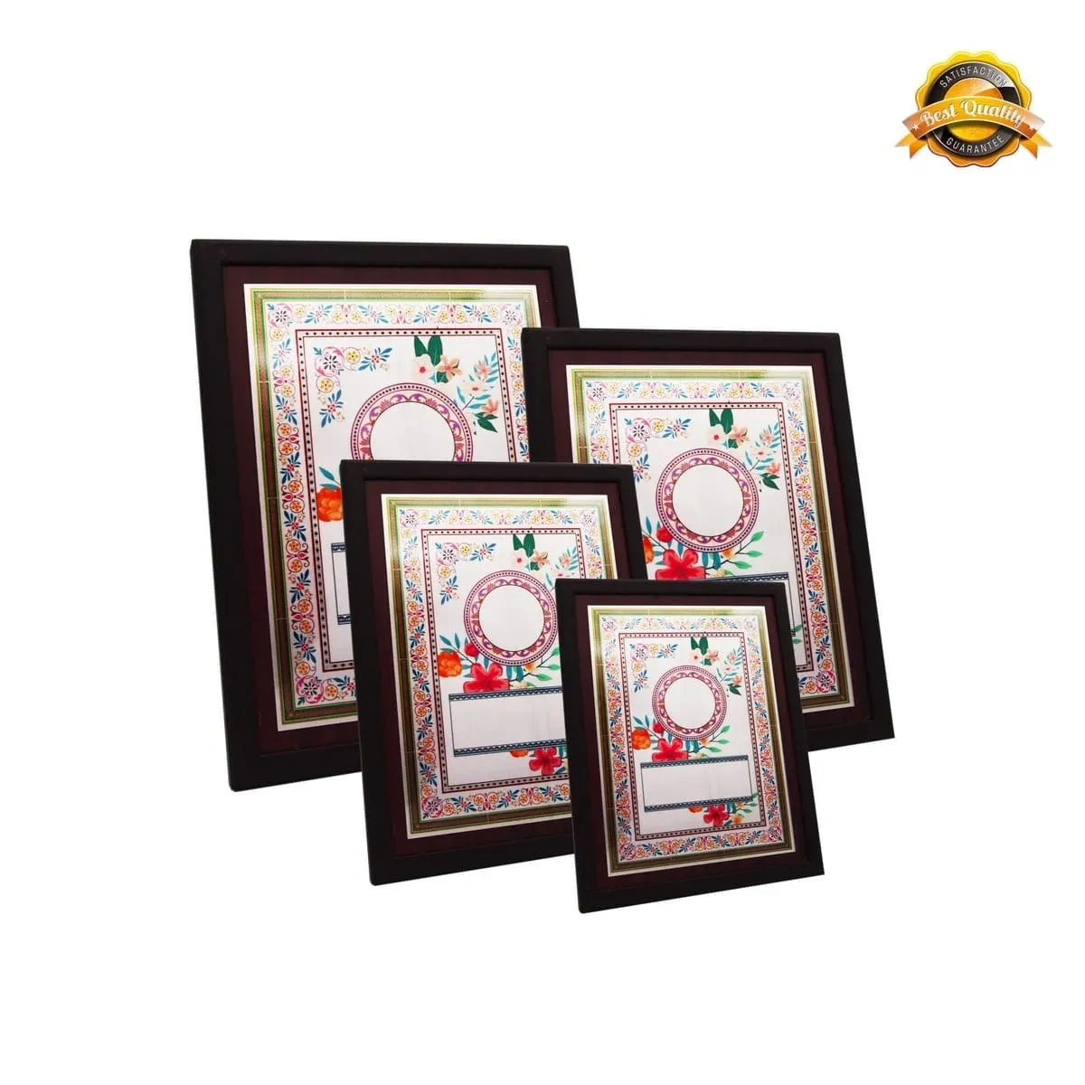 Wooden Plaque with Plastic Stand 4275