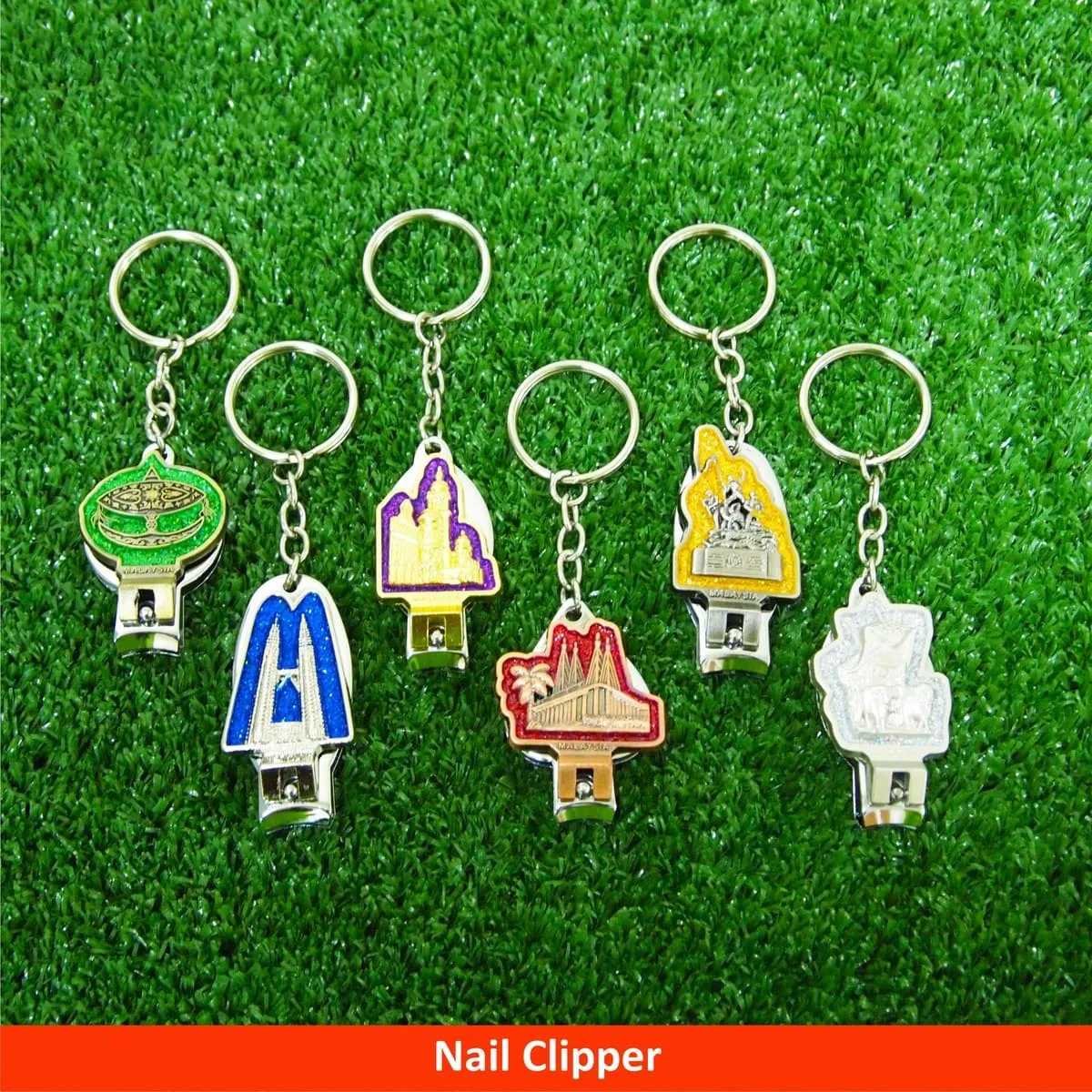 6-in-1 Colour Nail Clipper Keychain