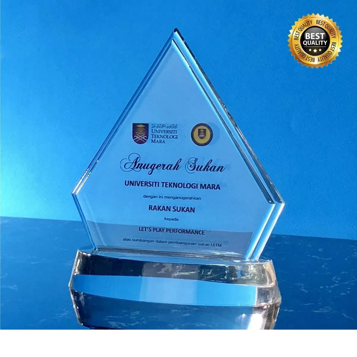 Acrylic Plaque 5017