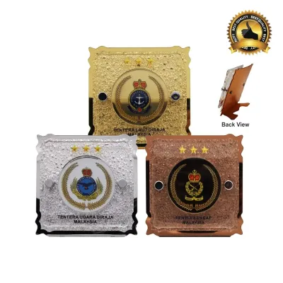Crystal Hanging Medal with Acrylic Plaque (GOLD, SILVER, BRONZE) 5037