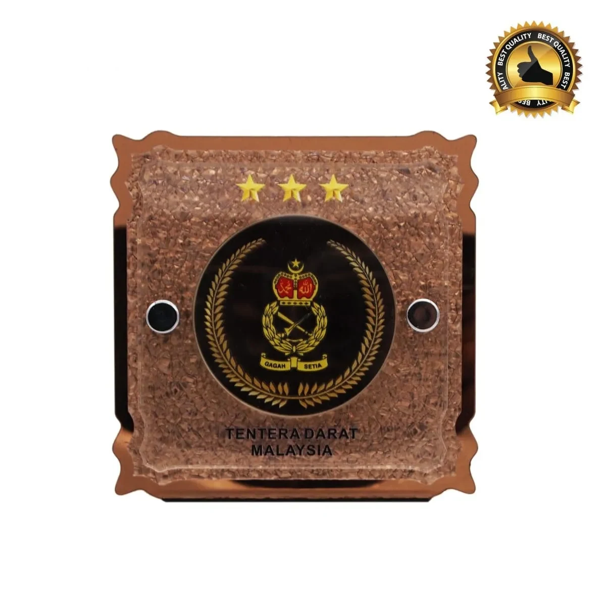 Crystal Hanging Medal with Acrylic Plaque (GOLD, SILVER, BRONZE) 5037 product image 4