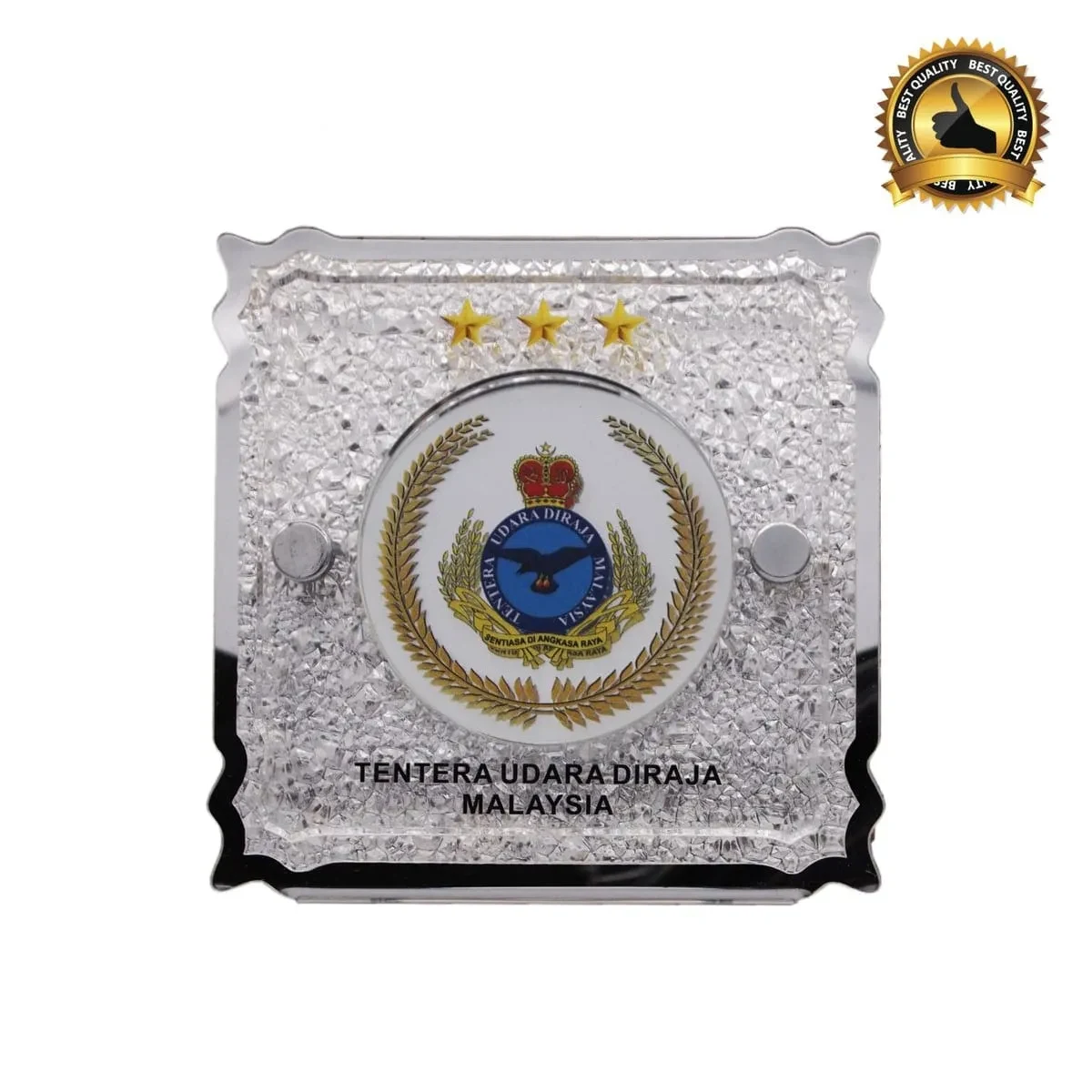 Crystal Hanging Medal with Acrylic Plaque (GOLD, SILVER, BRONZE) 5037 product image 3
