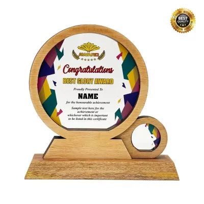 Acrylic Wooden Plaque 5091