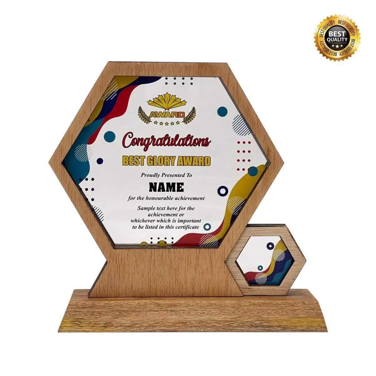 Acrylic Wooden Plaque 5093