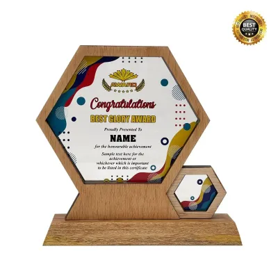 Acrylic Wooden Plaque 5093