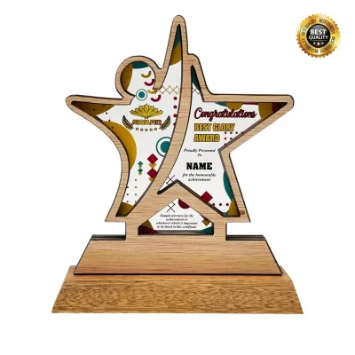 Acrylic Wooden Plaque 5094