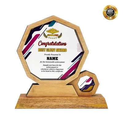 Acrylic Wooden Plaque 5095