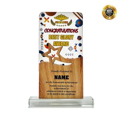 Acrylic Wooden Plaque 5097