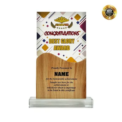Acrylic Wooden Plaque 5098