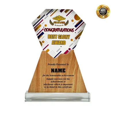 Acrylic Wooden Plaque 5099