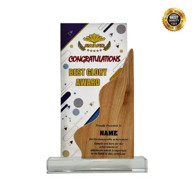 Acrylic Wooden Plaque 5105