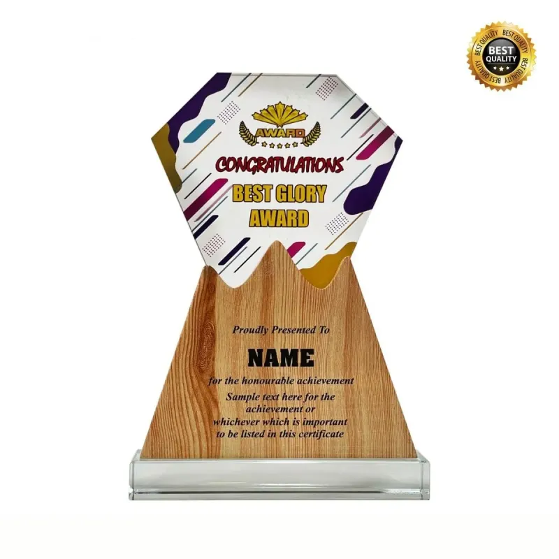 Acrylic Wooden Plaque 5107 product image