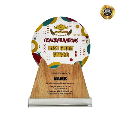 Acrylic Wooden Plaque 5108