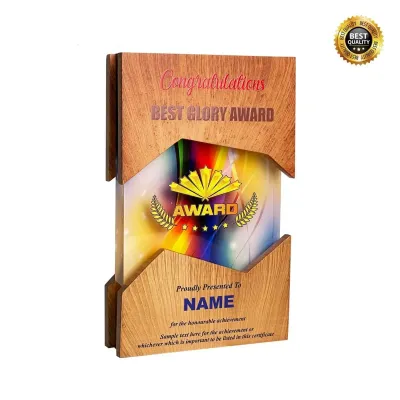Acrylic Wooden Plaque 5110