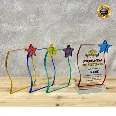 Star Acrylic Plaque 5119