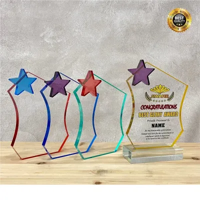 Star Acrylic Plaque 5121