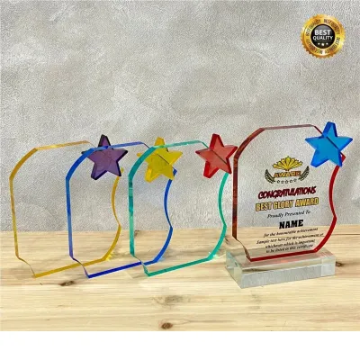 Star Acrylic Plaque 5123