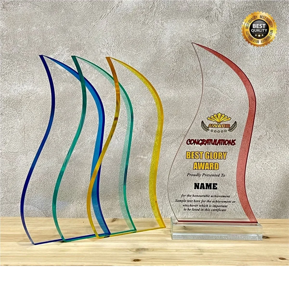 Acrylic Plaque 5128