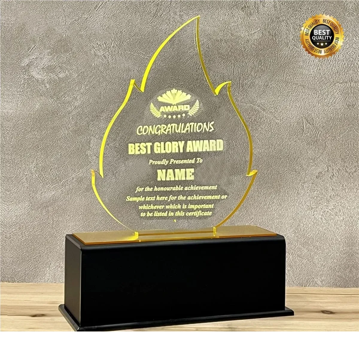 LED Lighting Acrylic Plaque 5135