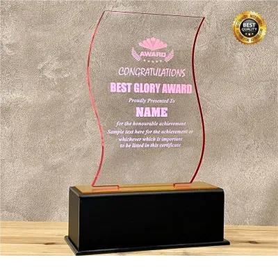 LED Lighting Acrylic Plaque 5137