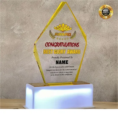 LED Lighting Acrylic Plaque 5139