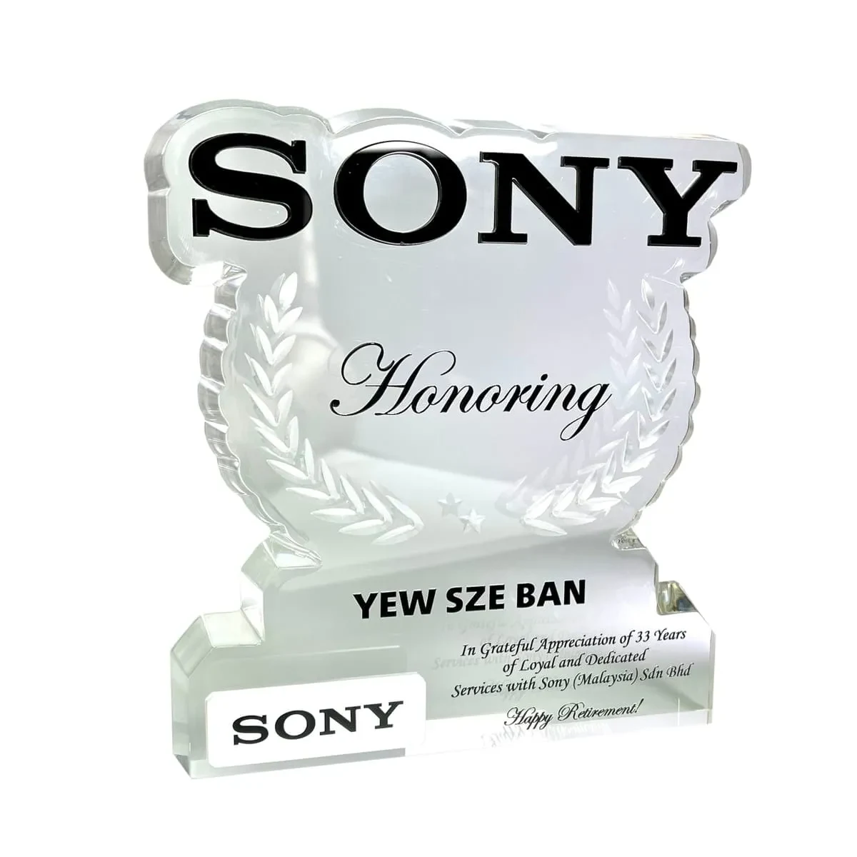 Innovative Design Acrylic Plaques 5154