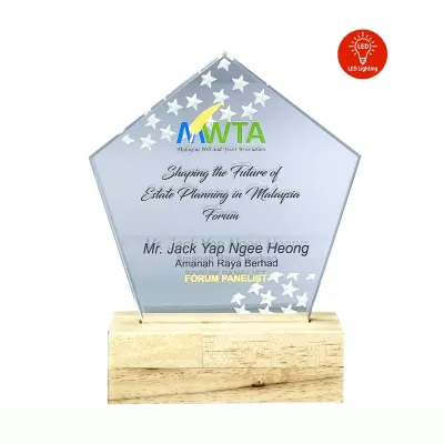 LED Lighting Innovative Design Acrylic Star Plaque 5190