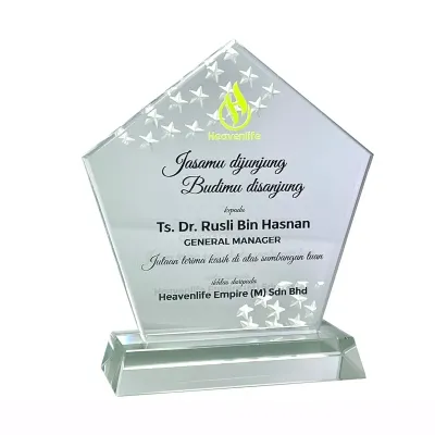 Innovative Design Acrylic Star Plaque 5195