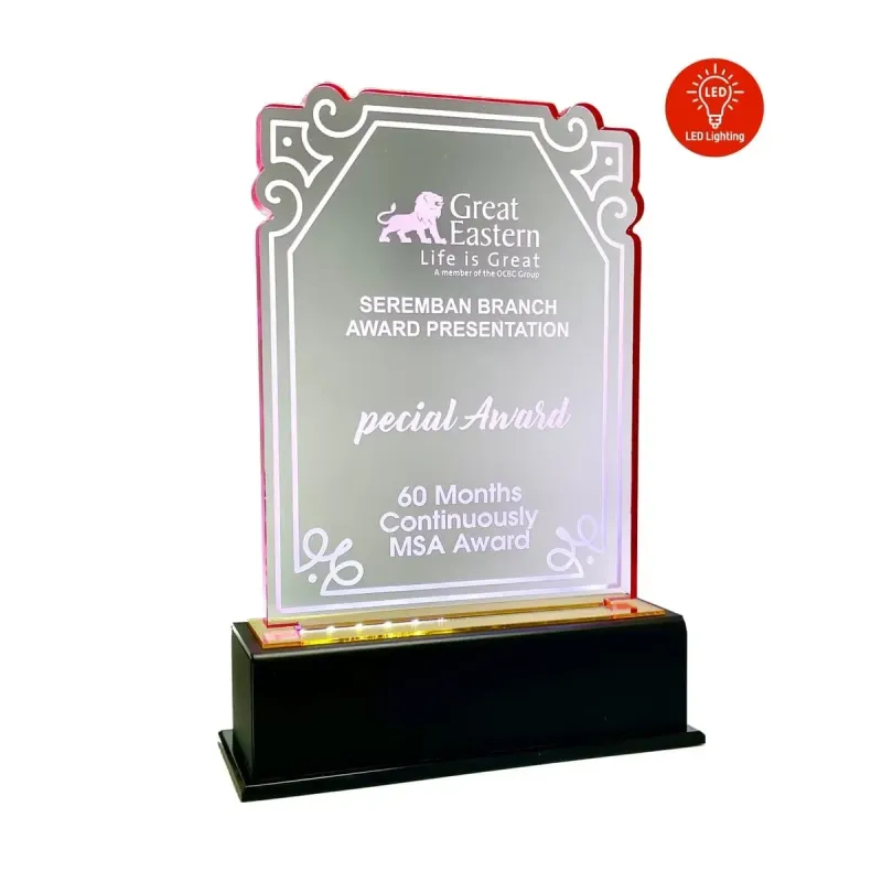 LED Lighting Innovative Design Acrylic Plaque 5201 product image