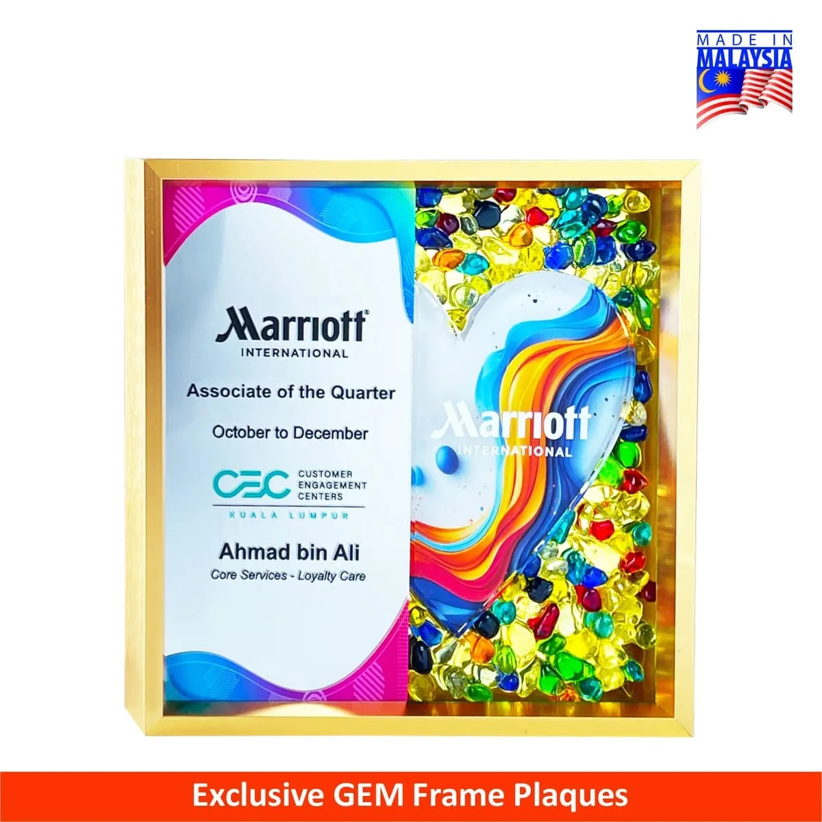 Premium Color Gem Frame