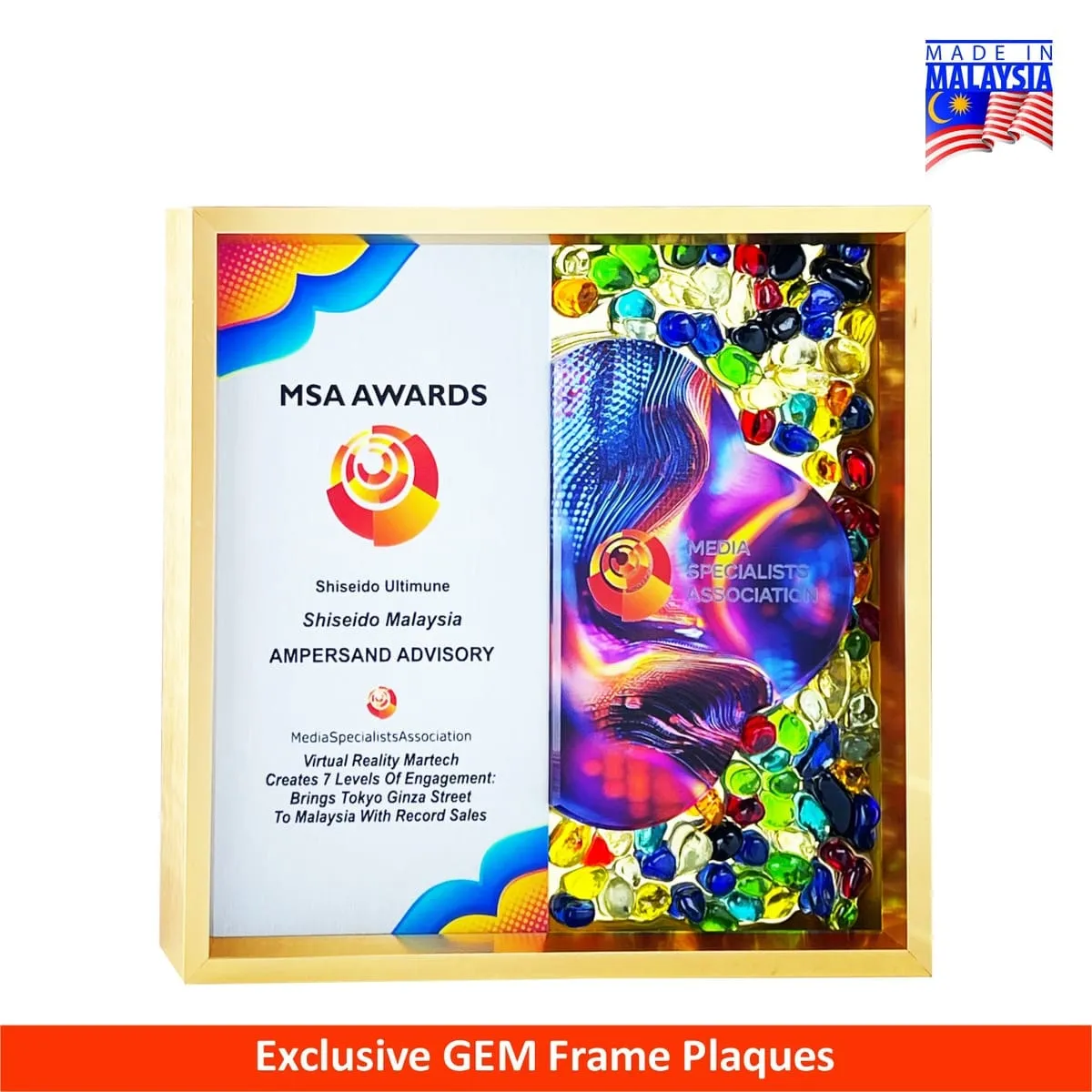 Premium Color Gem Frame