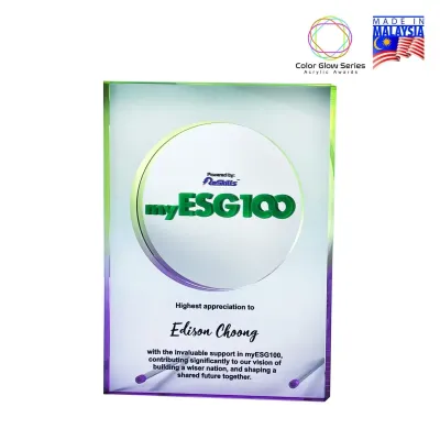 Color Glow Acrylic Plaque (CIRCLE) 5226