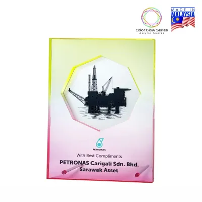 Color Glow Acrylic Plaque (OCTAGON) 5229