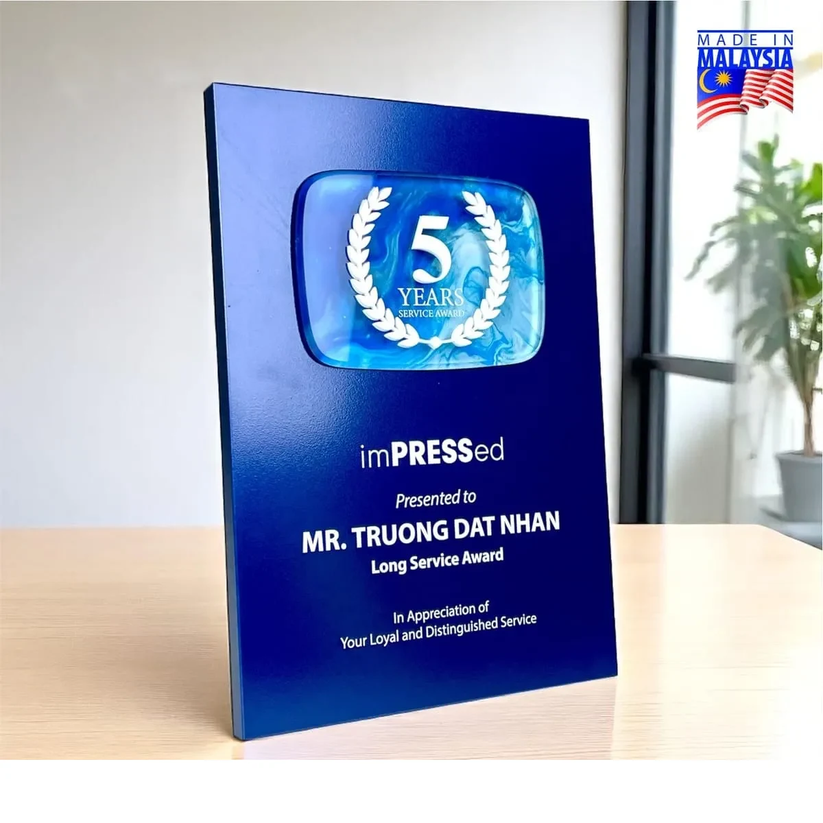 Innovative Design Acrylic Plaque 5243