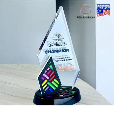 Square Honor Black Acrylic Award 5262