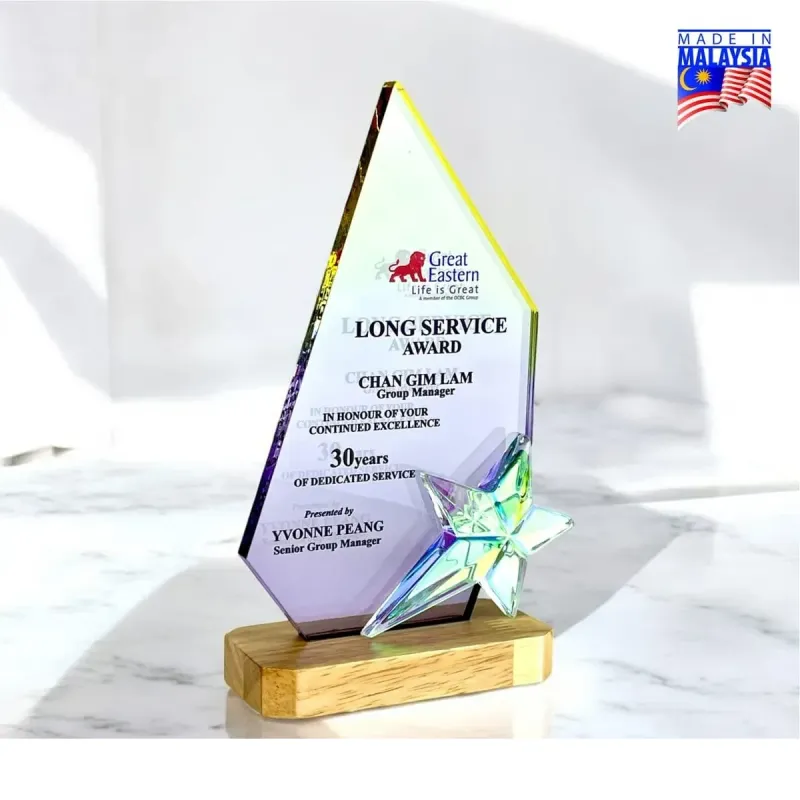 Color Glow Star Acrylic Plaque 5269 product image