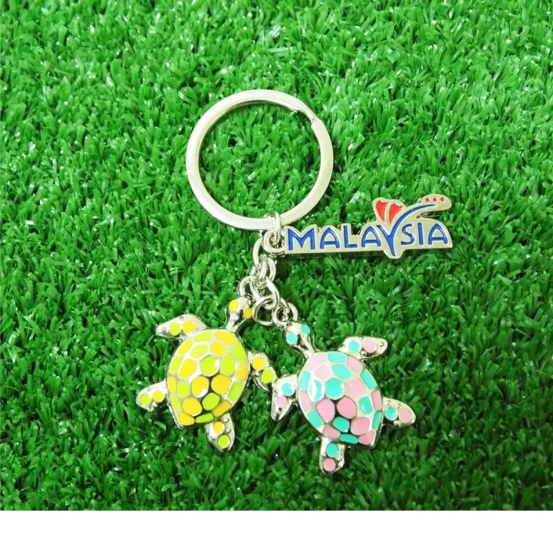 Keychain Double Turtle 624 mixed materials product image