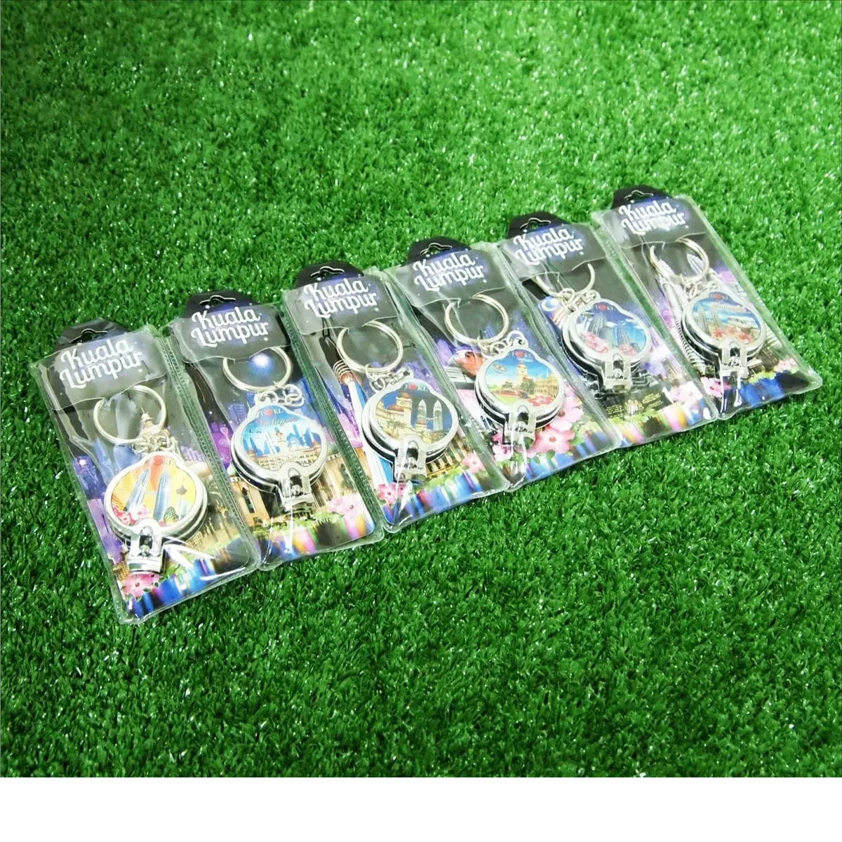 6-in-1 Foil Nail Clipper Keychain 682 mixed materials product image 2