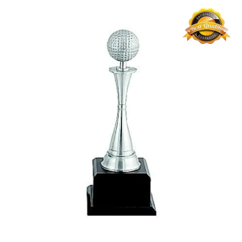 Pewter Golf Trophy P-7022 pewter awards & gifts product image