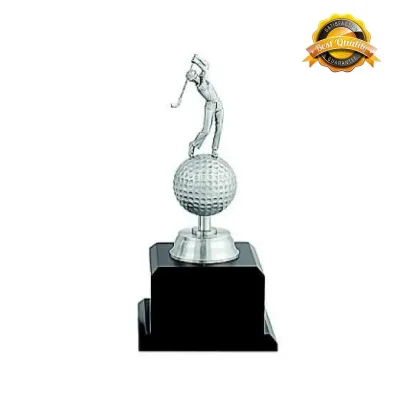 Pewter Golf Trophy P-7027