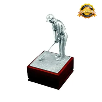 Pewter Golf Trophy P-7039